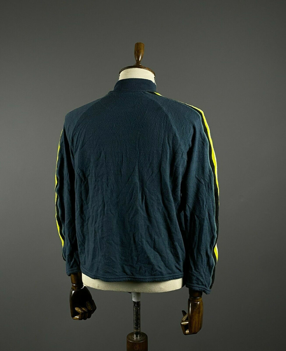 Icebreaker Blue High Neck 1/4 Zip Merino Wool Activewear Sweater – Men's M