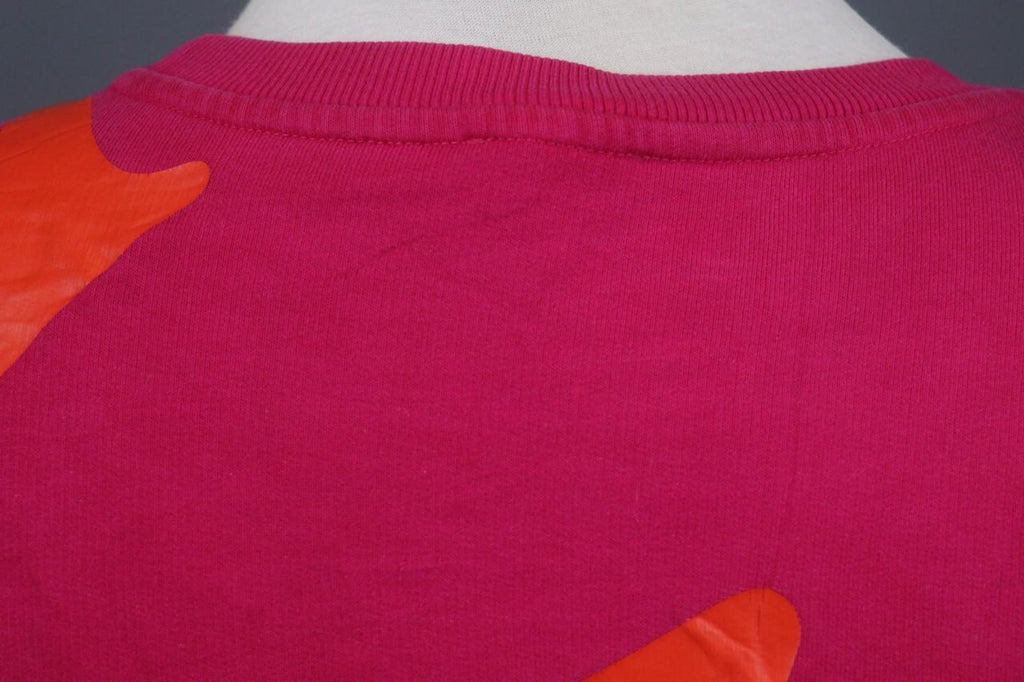 ESCADA Sport Red Cotton Ribbed Cuff & Hem Crew Neck Long Sleeve Sweater – Size M – Used