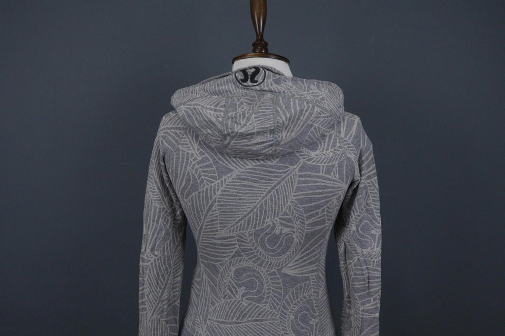 LULULEMON Gray Stretch Lightweight Full Zip Hoodie Track Jacket