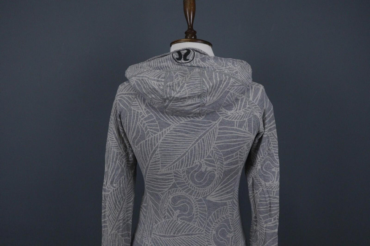 LULULEMON Gray Stretch Lightweight Full Zip Hoodie Track Jacket