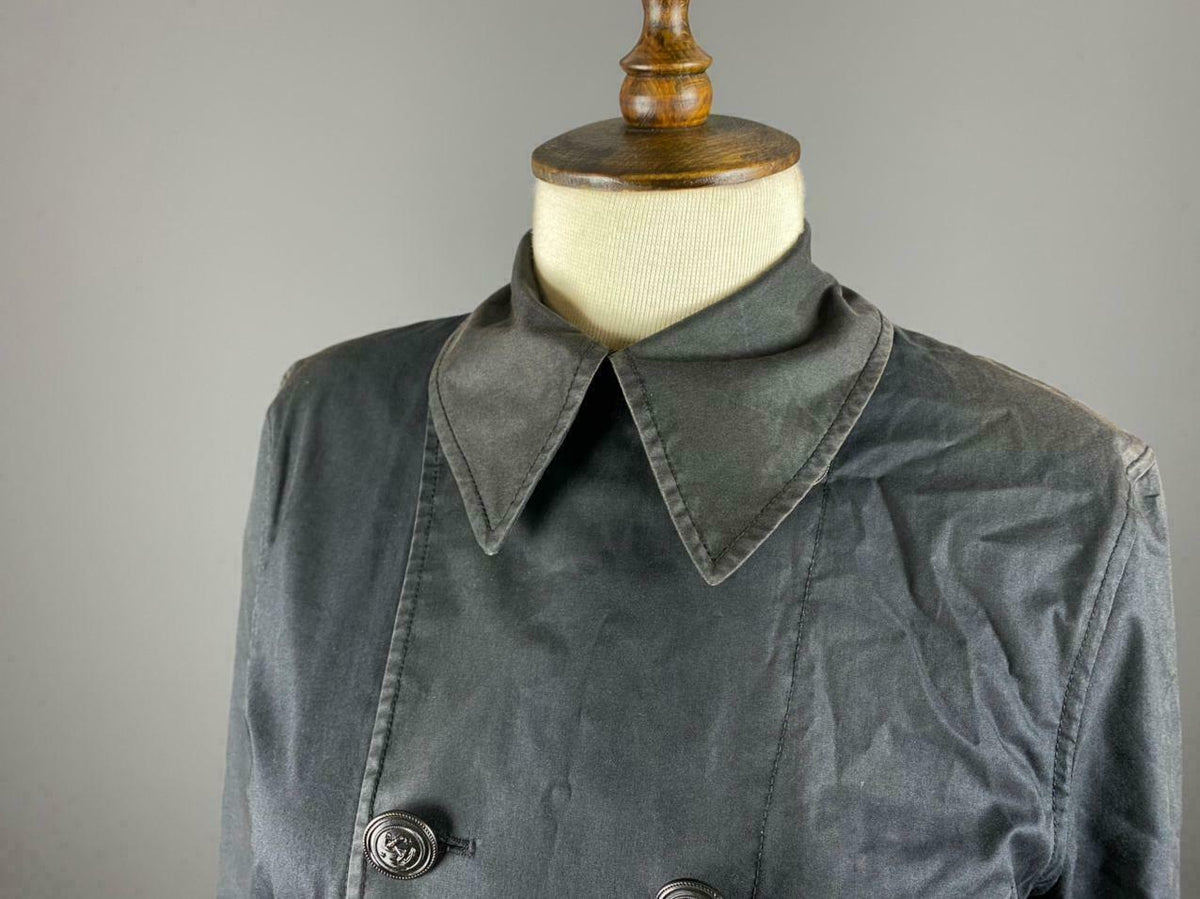 Ralph Lauren Black Belted Double Breasted Coat Jacket – Women's 6