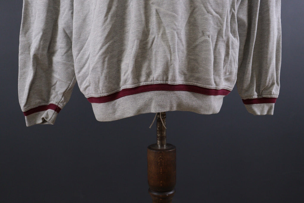Vintage Carlo Colucci Embroidered Logo Gray Sweatshirt – Size L US 42-44 EU 52-54
