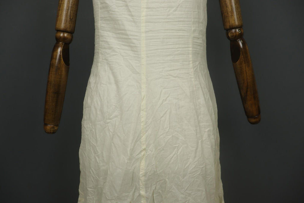 EWA I WALLA Yellow Cotton Spaghetti Strap Lace Hem Partywear Maxi Dress – Size S – Used