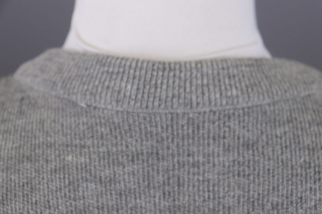 Lacoste Gray Wool Button Down V-Neck Cardigan Sweater – Size 4 / M