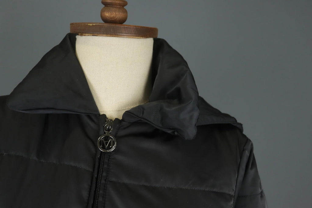 MARELLA Sport Warm Me Up Black Hooded Long Sleeve Full Zip Puffer Jacket – Size 36