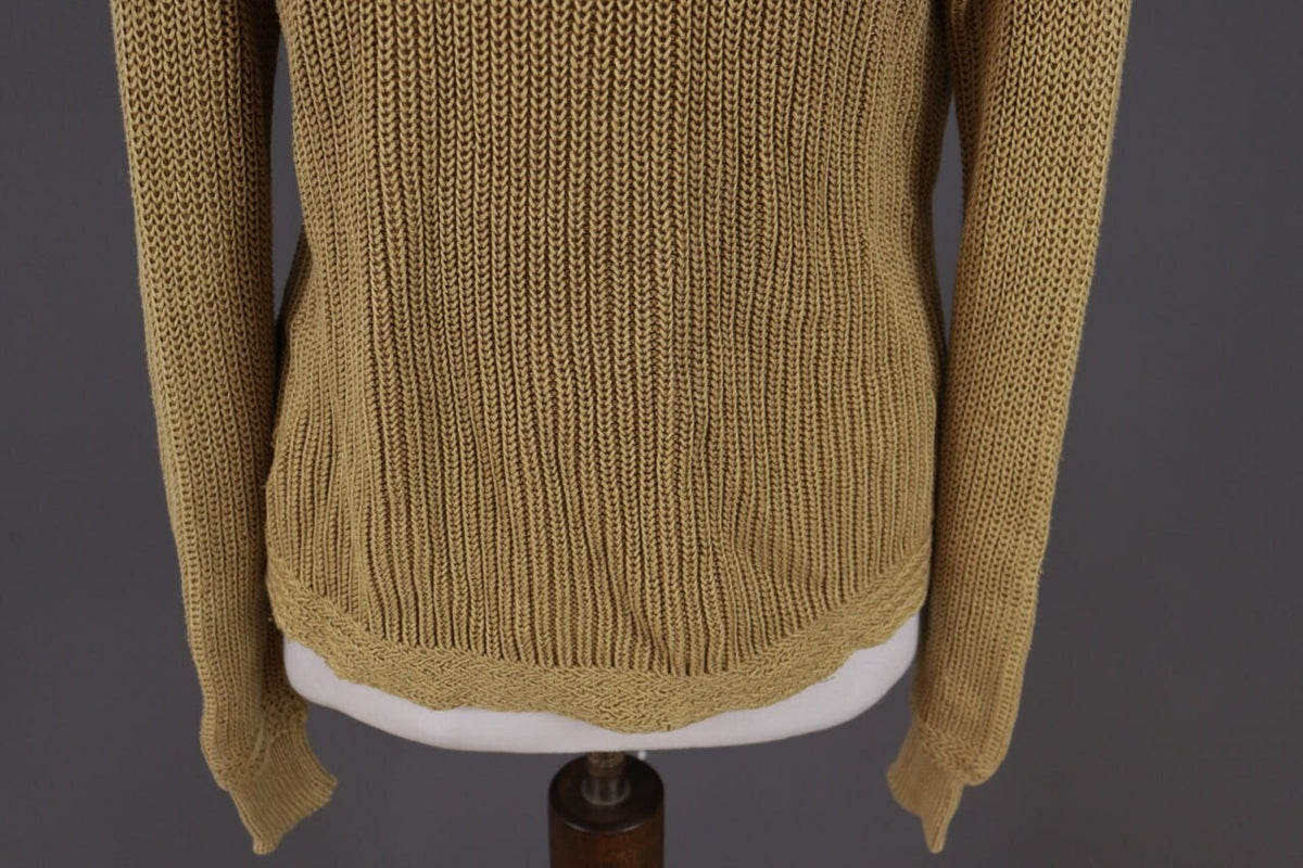 Polo Jeans Company Ralph Lauren Brown Open Knit Cardigan Jacket – Size S