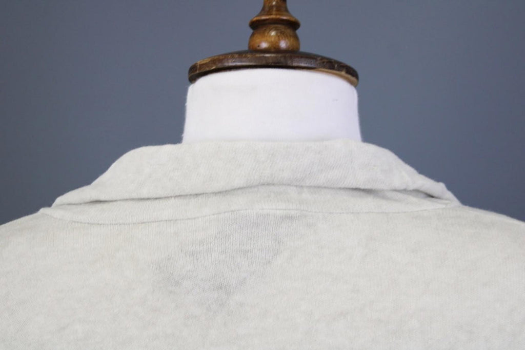 RUNDHOLZ Cardigan Sweater Beige 100% Cotton Collared Long Sleeve – Size XL