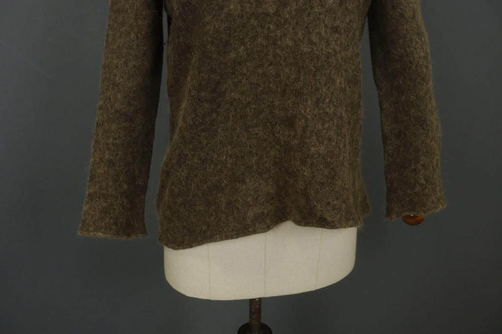 GUDRUN SJODEN Brown Long Sleeve Regular Fit Round Neck Pullover Sweater – Size L