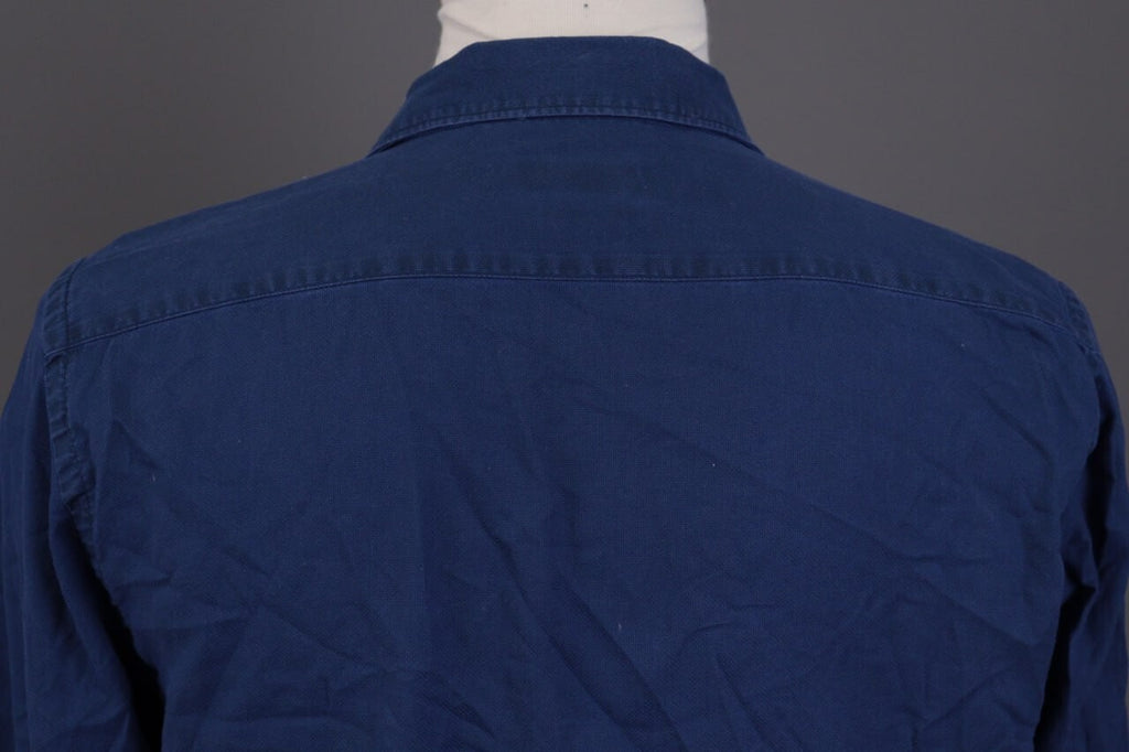 Closed Regular Blue Long Sleeve Button Down Shirt – Size L