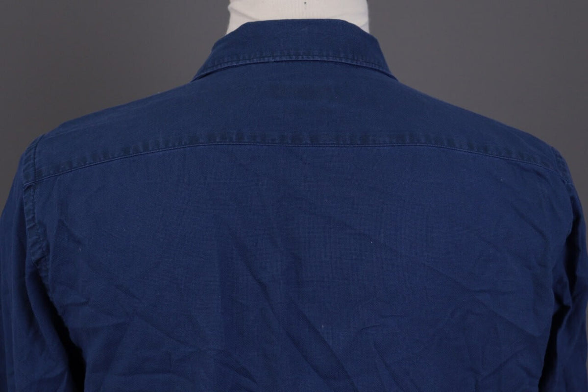 Closed Regular Blue Long Sleeve Button Down Shirt – Size L