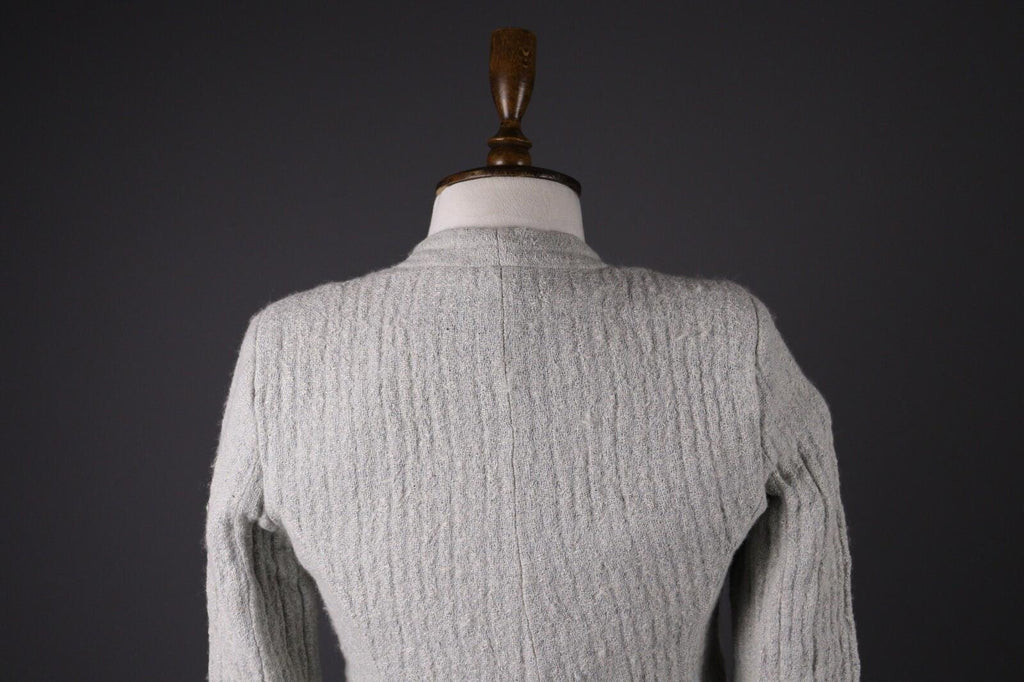 ISABEL MARANT ETOILE Gray Wool Tweed One Button Blazer Jacket – Size 40