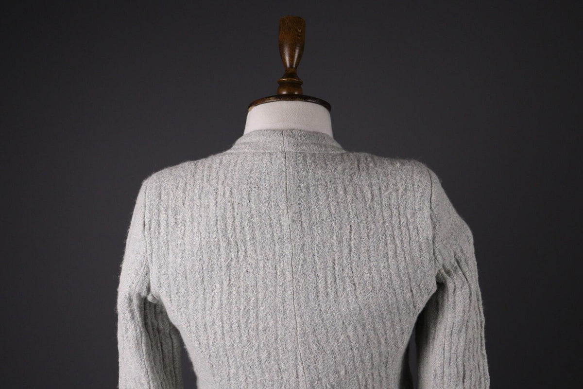 ISABEL MARANT ETOILE Gray Wool Tweed One Button Blazer Jacket – Size 40