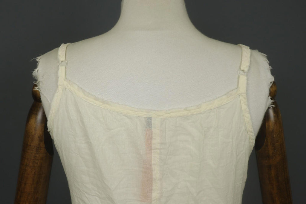EWA I WALLA Yellow Cotton Spaghetti Strap Lace Hem Partywear Maxi Dress – Size S – Used
