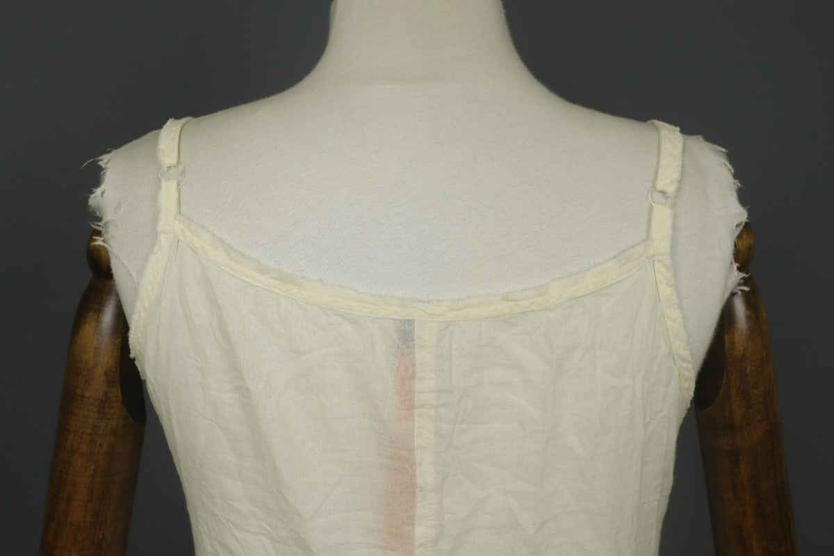 EWA I WALLA Yellow Cotton Spaghetti Strap Lace Hem Partywear Maxi Dress – Size S – Used