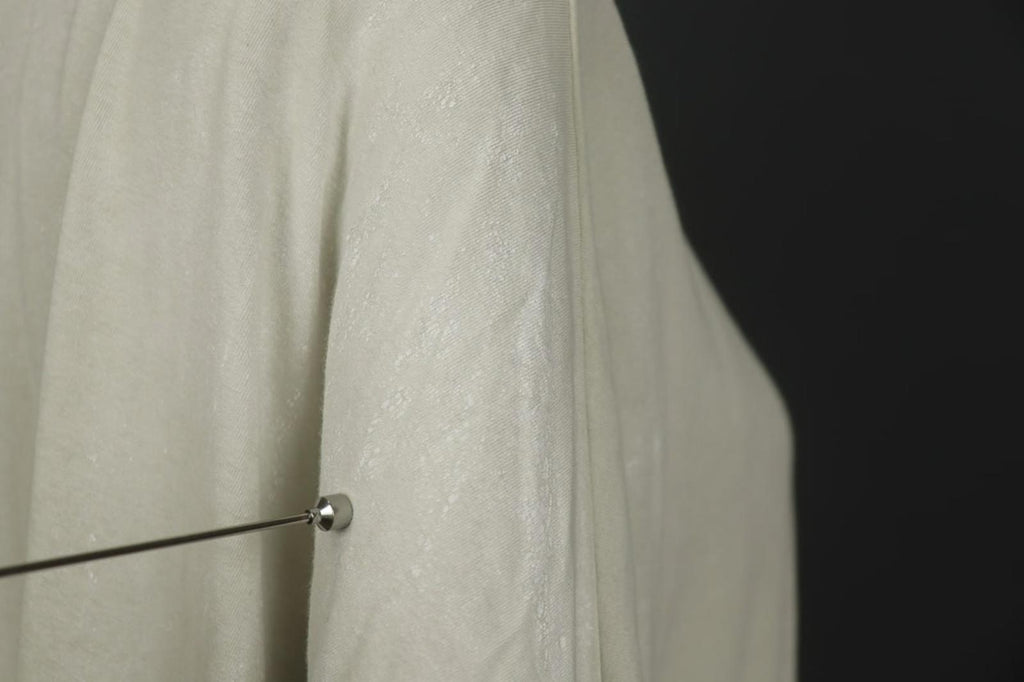 RUNDHOLZ DIP White 3/4 Sleeve Crew Neck Asymmetrical Hem Pullover T-Shirt Dress