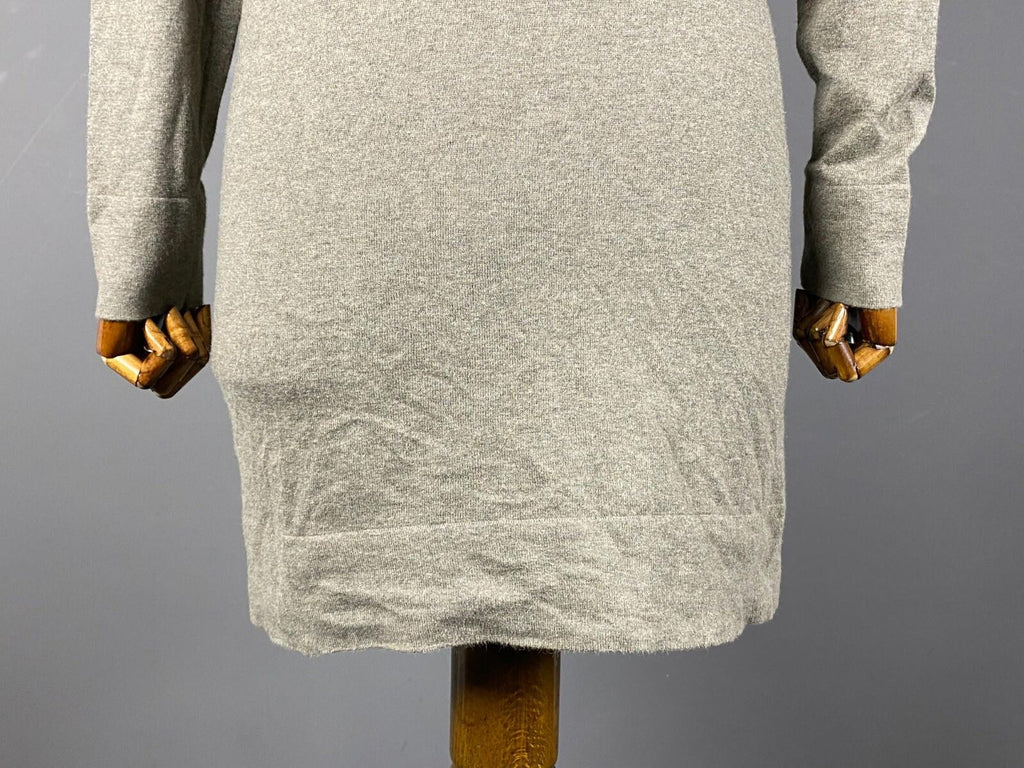 OSKA Regular Fit Cashmere Lagenlook Long Sleeve Sweater Midi Dress – Size 1
