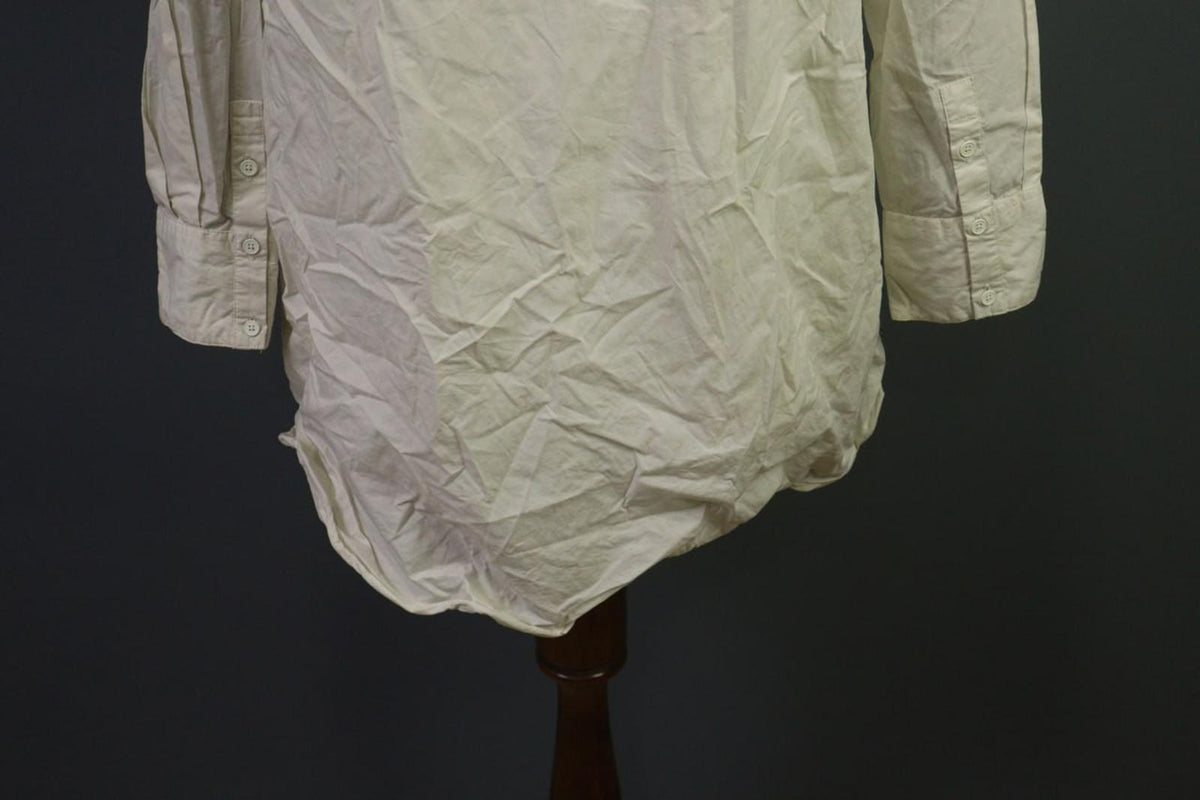 EWA I WALLA Beige 100%Cotton Casual Long Sleeve Button Front Shirt Dress – Size XS