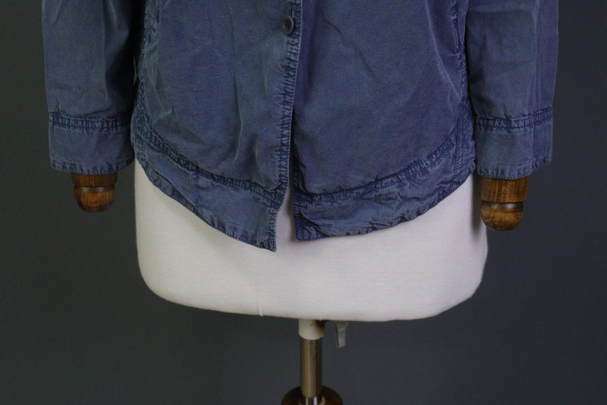 OSKA Regular Blue Long Sleeve Button Down Top Blouse Shirt – Size 3