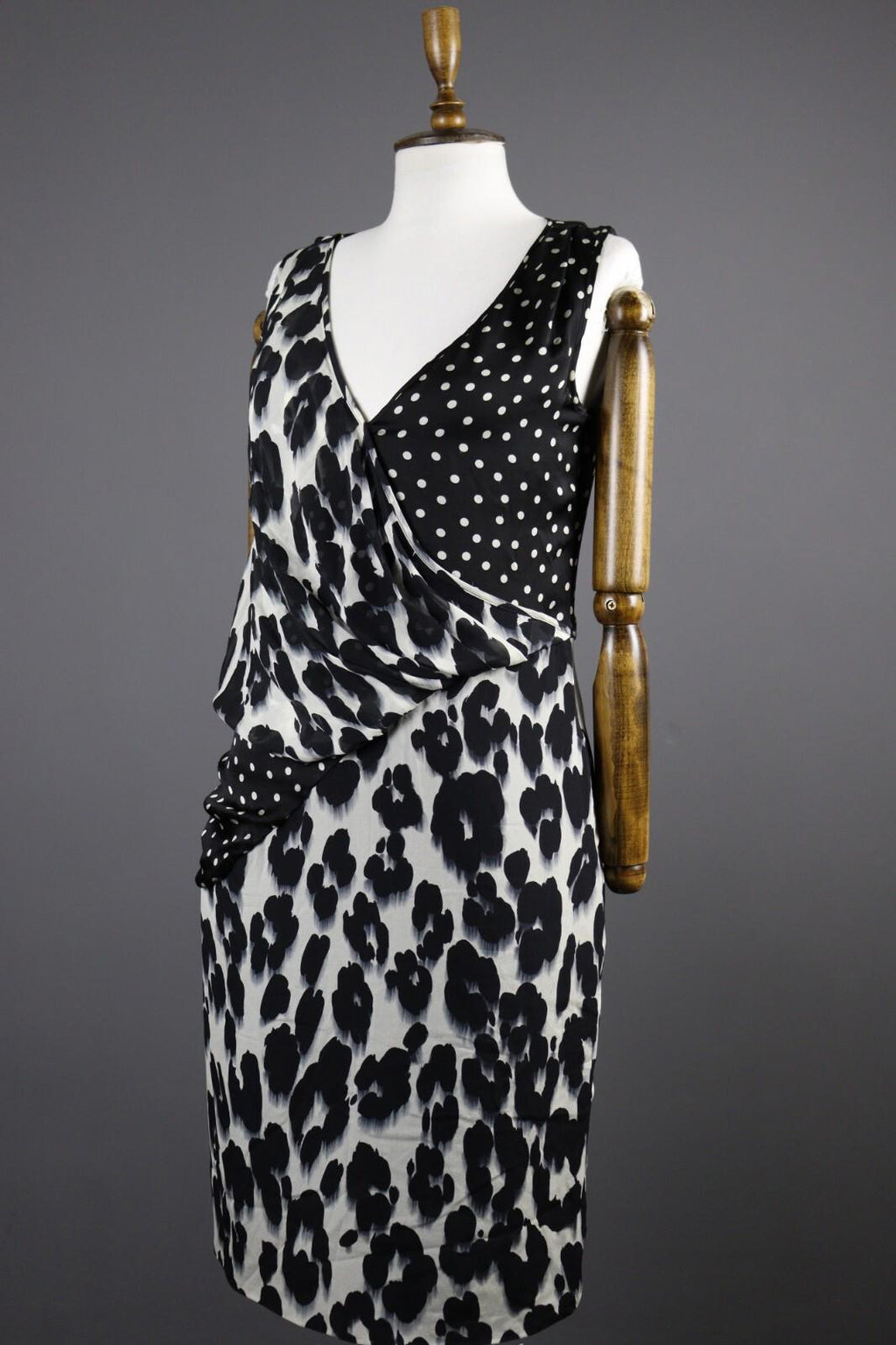 MOSCHINO CHEAP AND CHIC Silk Party Cocktail Tank A-Line Dress – Size 44