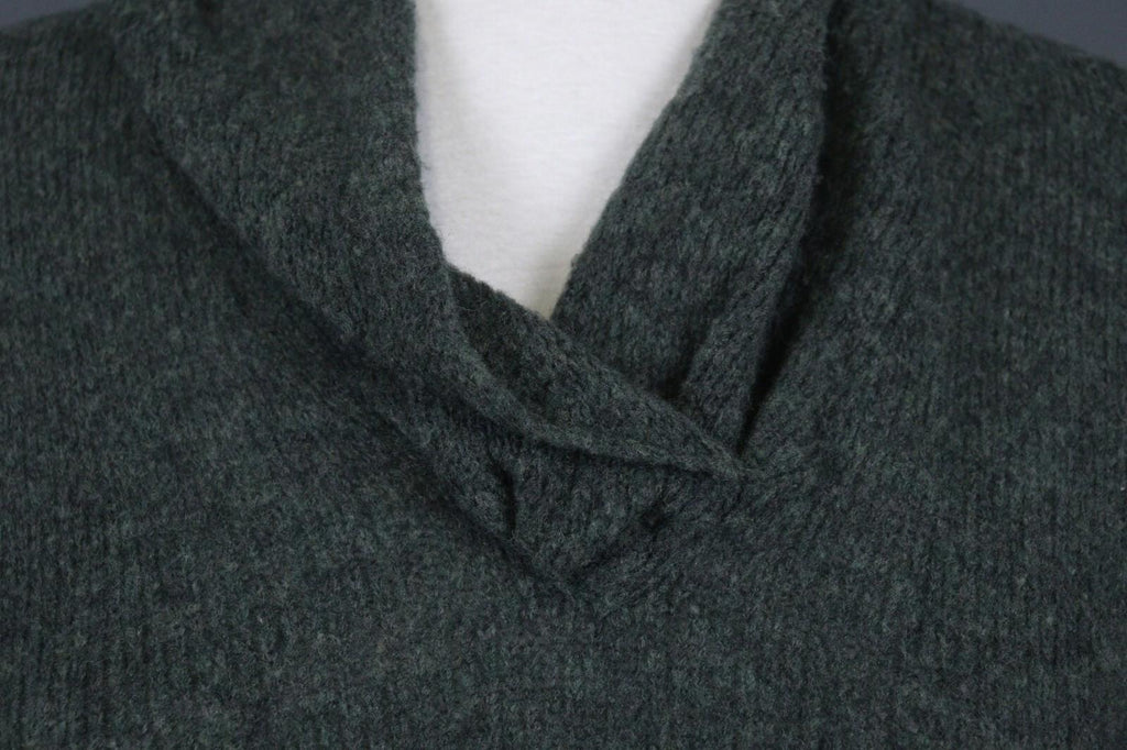 GRIZAS Gray Knit Lagenlook Designer Pullover Sweater – Size L