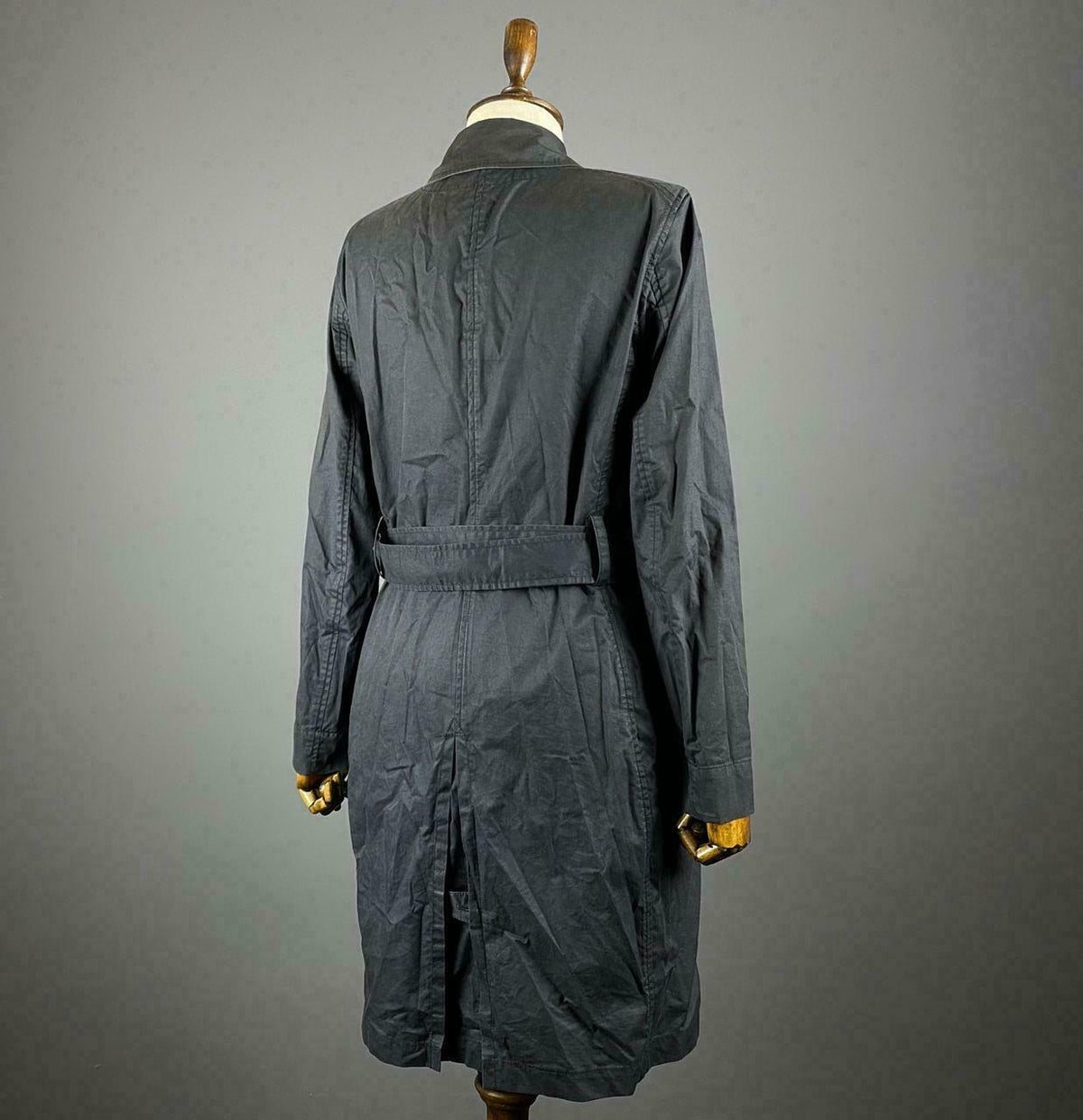 Ralph Lauren Black Belted Double Breasted Coat Jacket – Women's 6