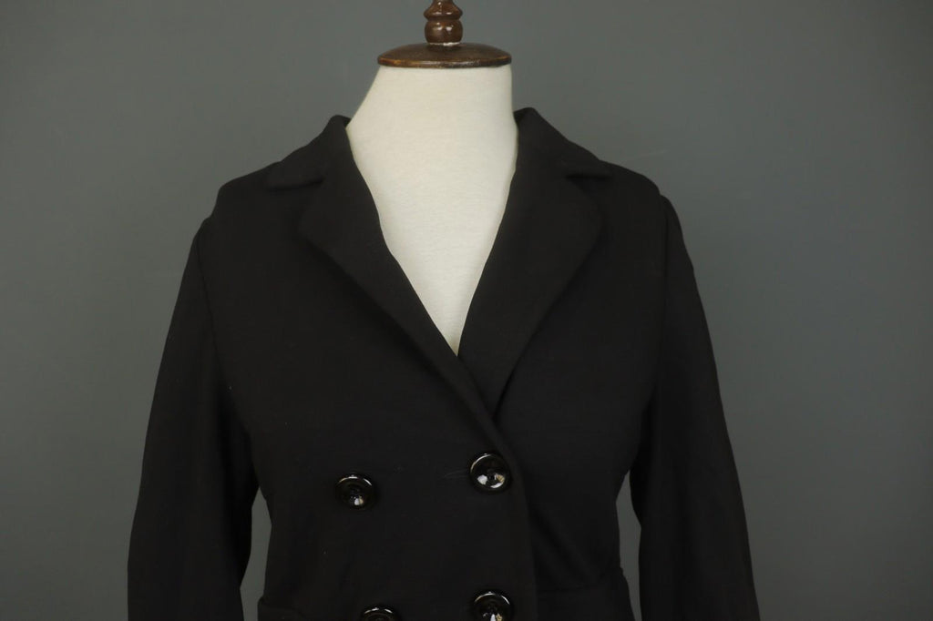 MARIMEKKO Ritva Falla Black Formal Notch Lapel Double Breasted Blazer Jacket S/M