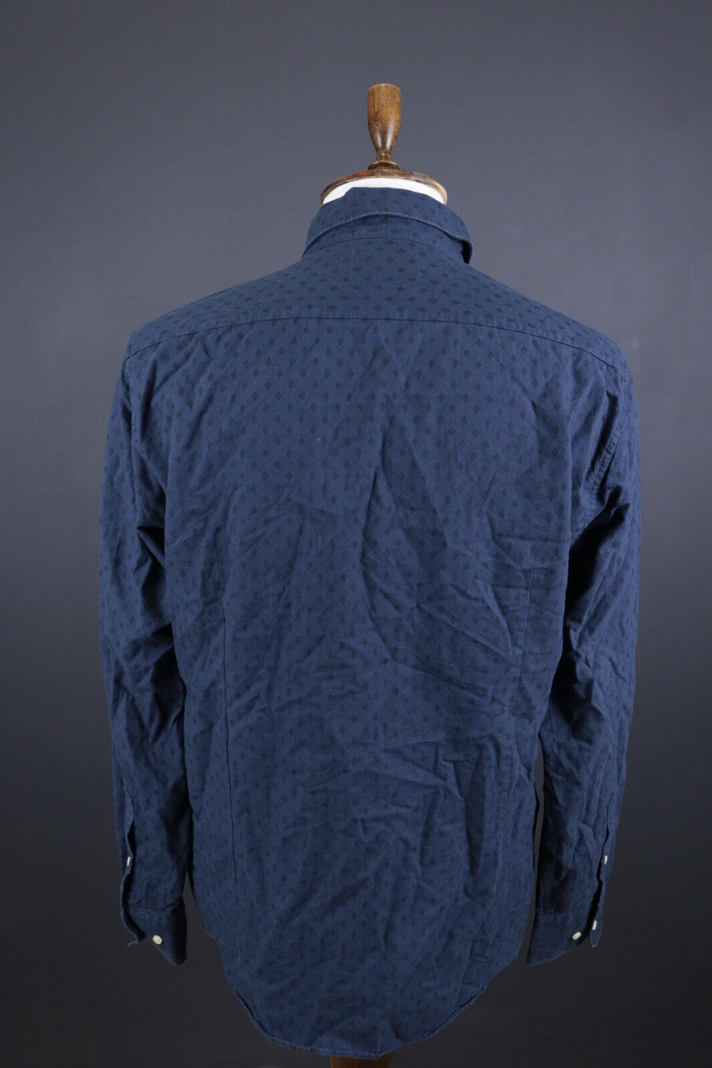 Barbour Tailored Fit Blue Long Sleeve Button Down Shirt – Size EUR XL / USA L