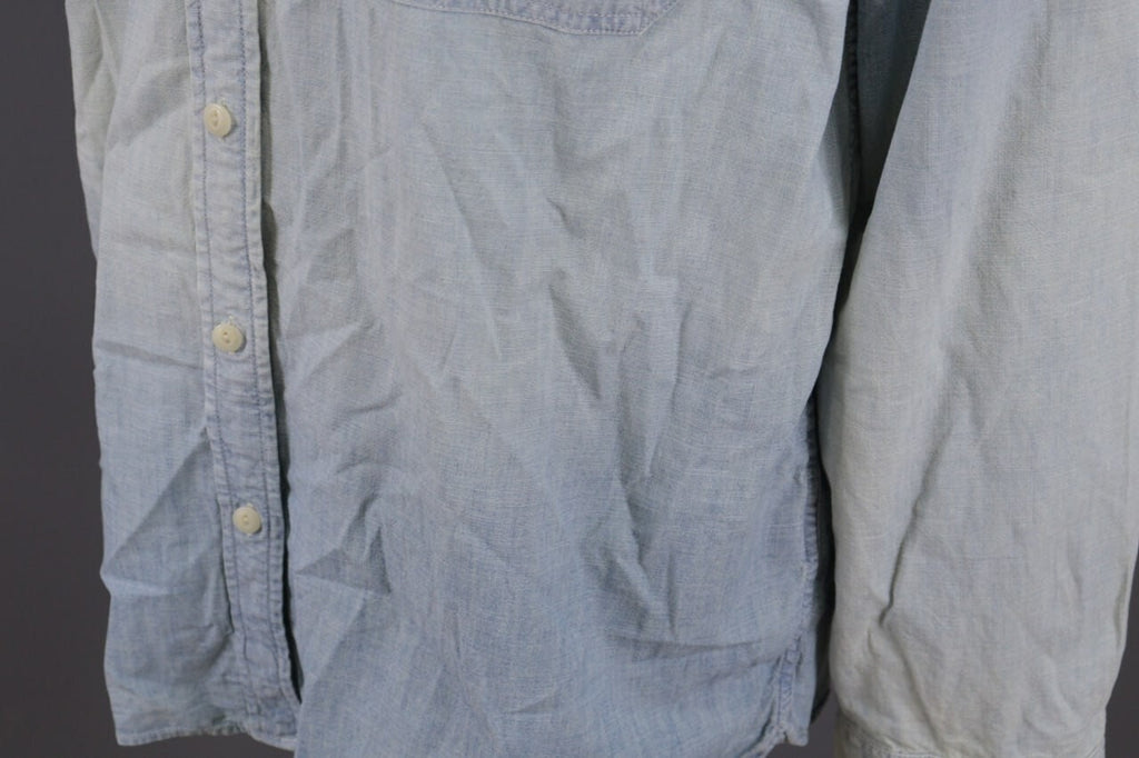 Denim & Supply Ralph Lauren Blue Long Sleeve Denim Over Shirt XL – Men's