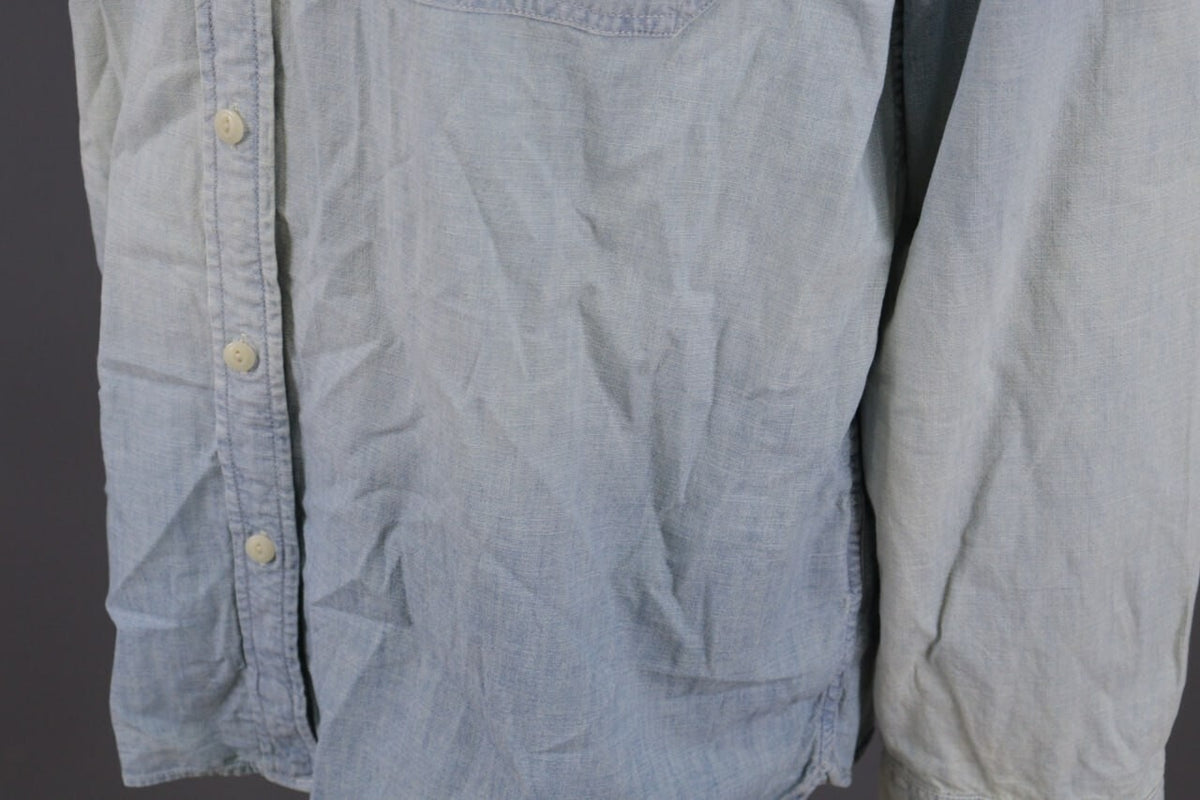 Denim & Supply Ralph Lauren Blue Long Sleeve Denim Over Shirt XL – Men's