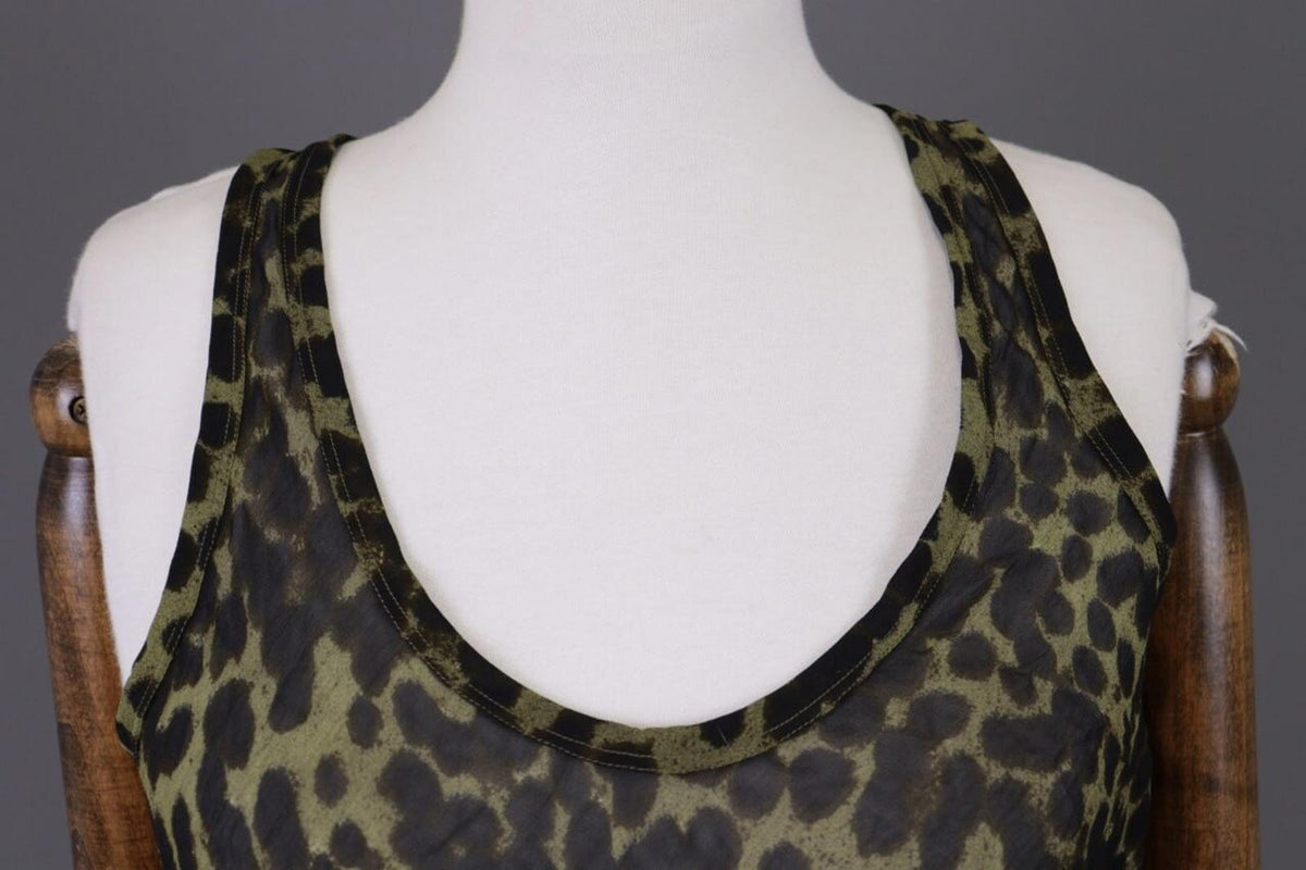 ISABEL MARANT ETOILE Multicolor Animal Printed Mesh Top Shirt Blouse – Size 36 S