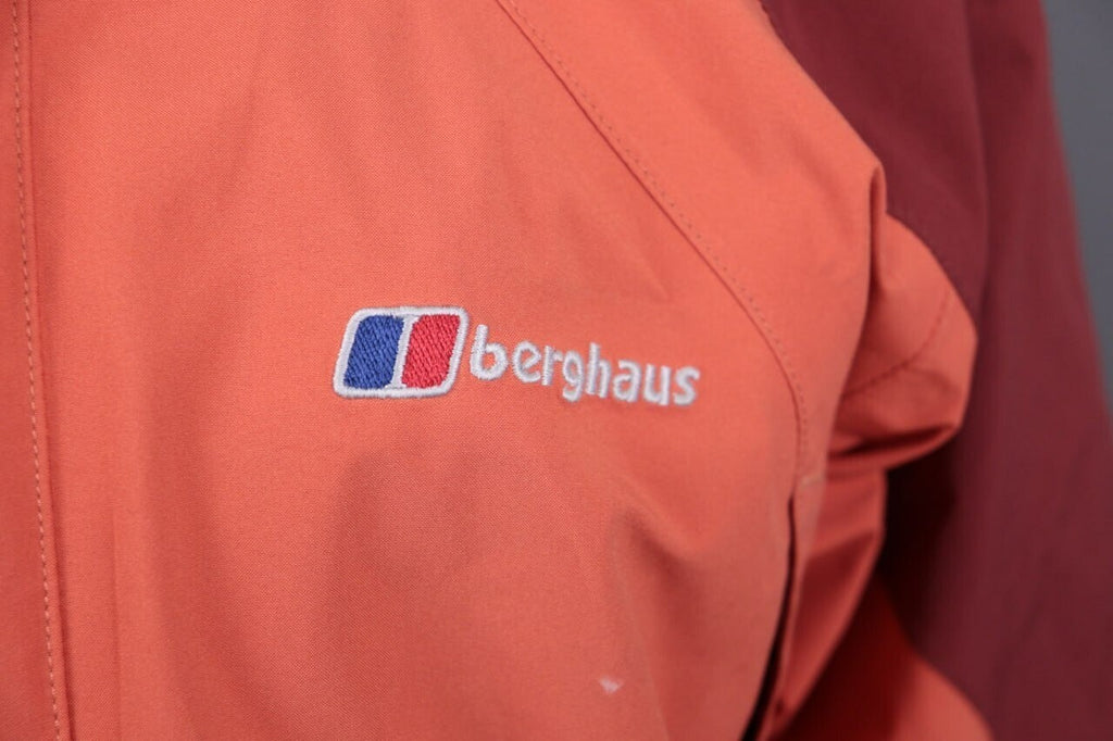 Berghaus Gore-Tex Orange Hooded Ski Waterproof Jacket – Size 12