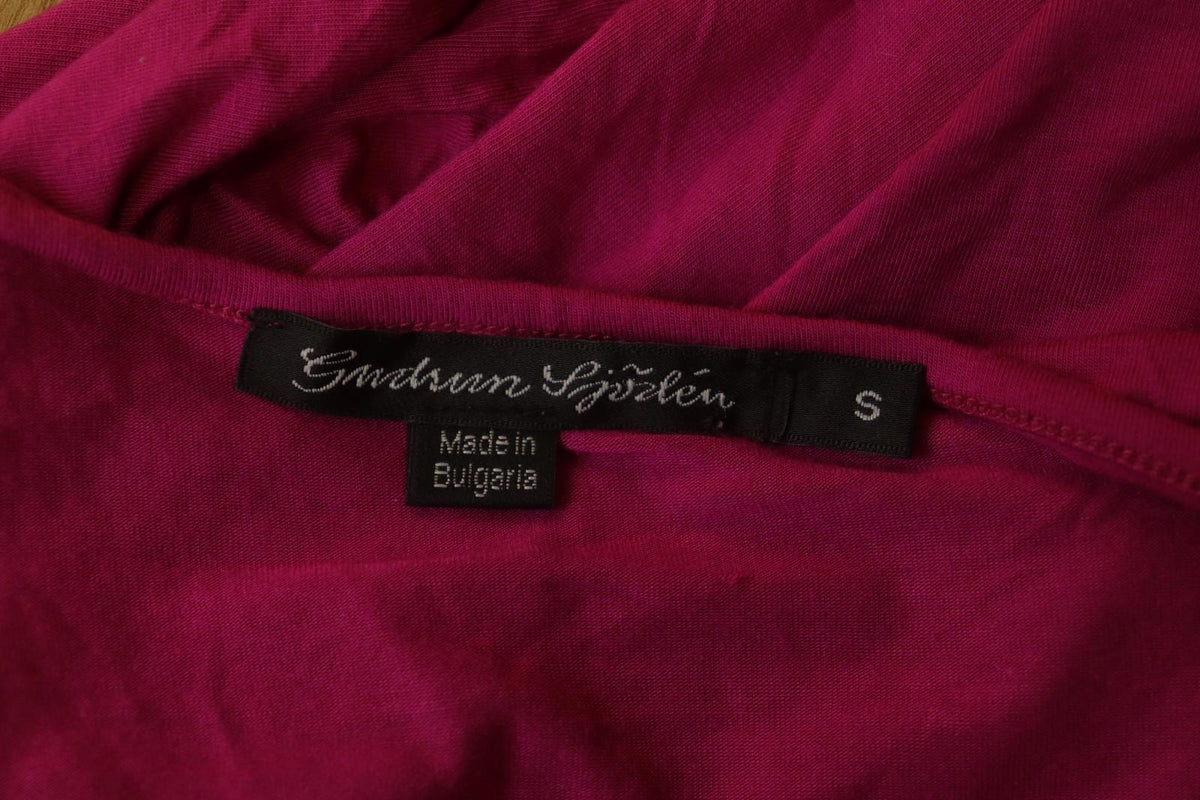 GUDRUN SJODEN Pink Modal Sleeveless Round Neck Stretch Pullover Tank Top – Size S