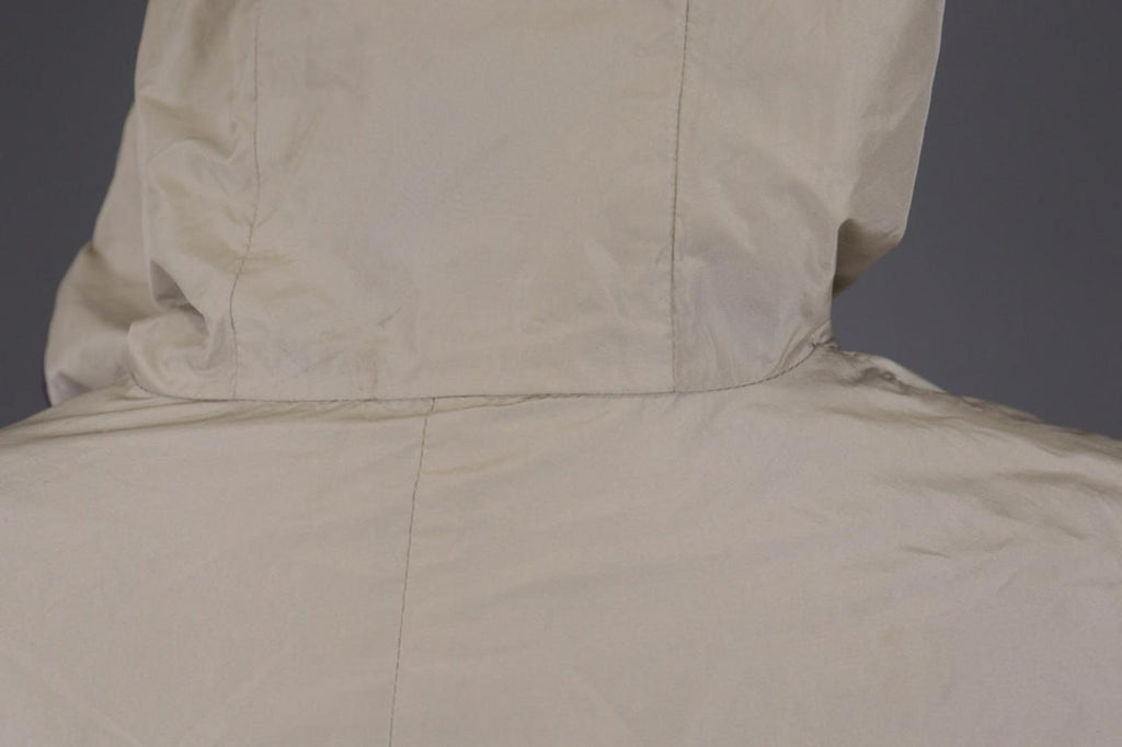 Max Mara Jacket Cream Green Reversible Zipped Pocket Hooded Full Zip – Size 10