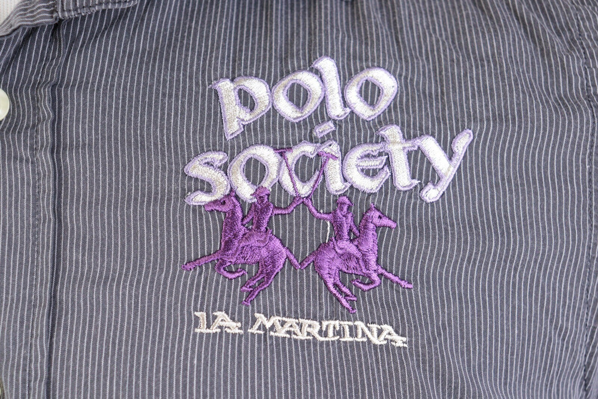 La Martina Buenos Aires Polo Society #2 Long Sleeve Button Down Shirt – Size M