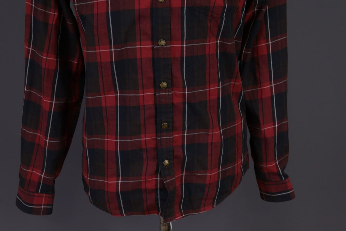 Härkila of Scandinavia Plaid Wool Check Long Sleeve Wool Overshirt Shirt – Size M – Used