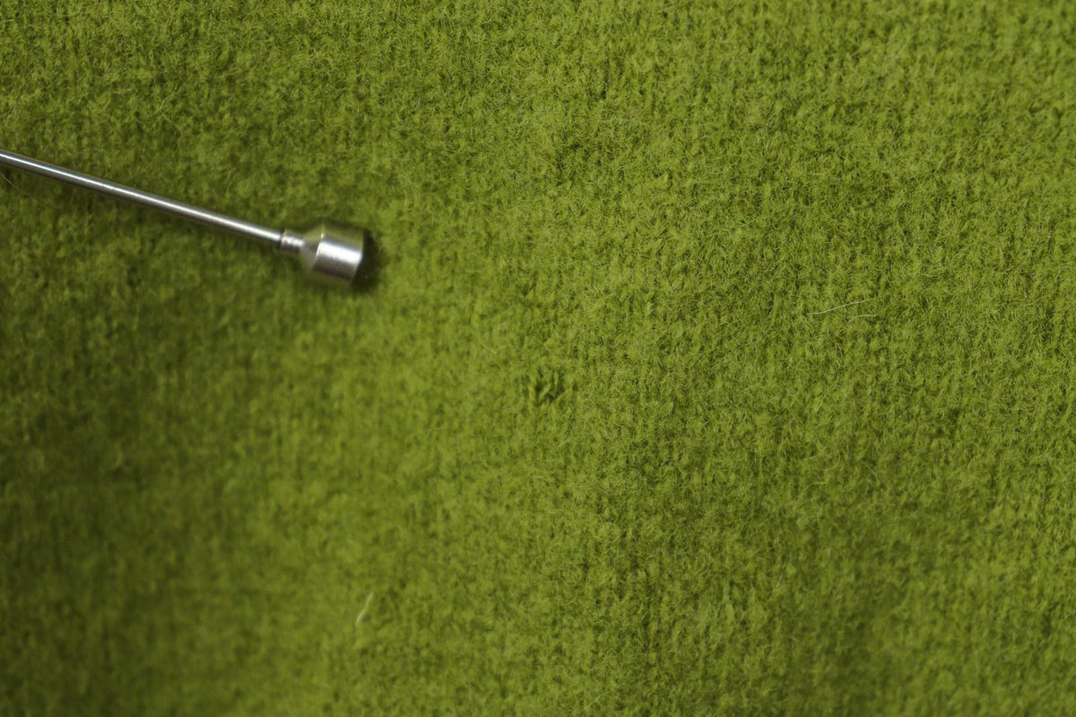GUDRUN SJODEN Green 100% Wool Tight Knitted Crew Neck Pullover Sweater – Size L