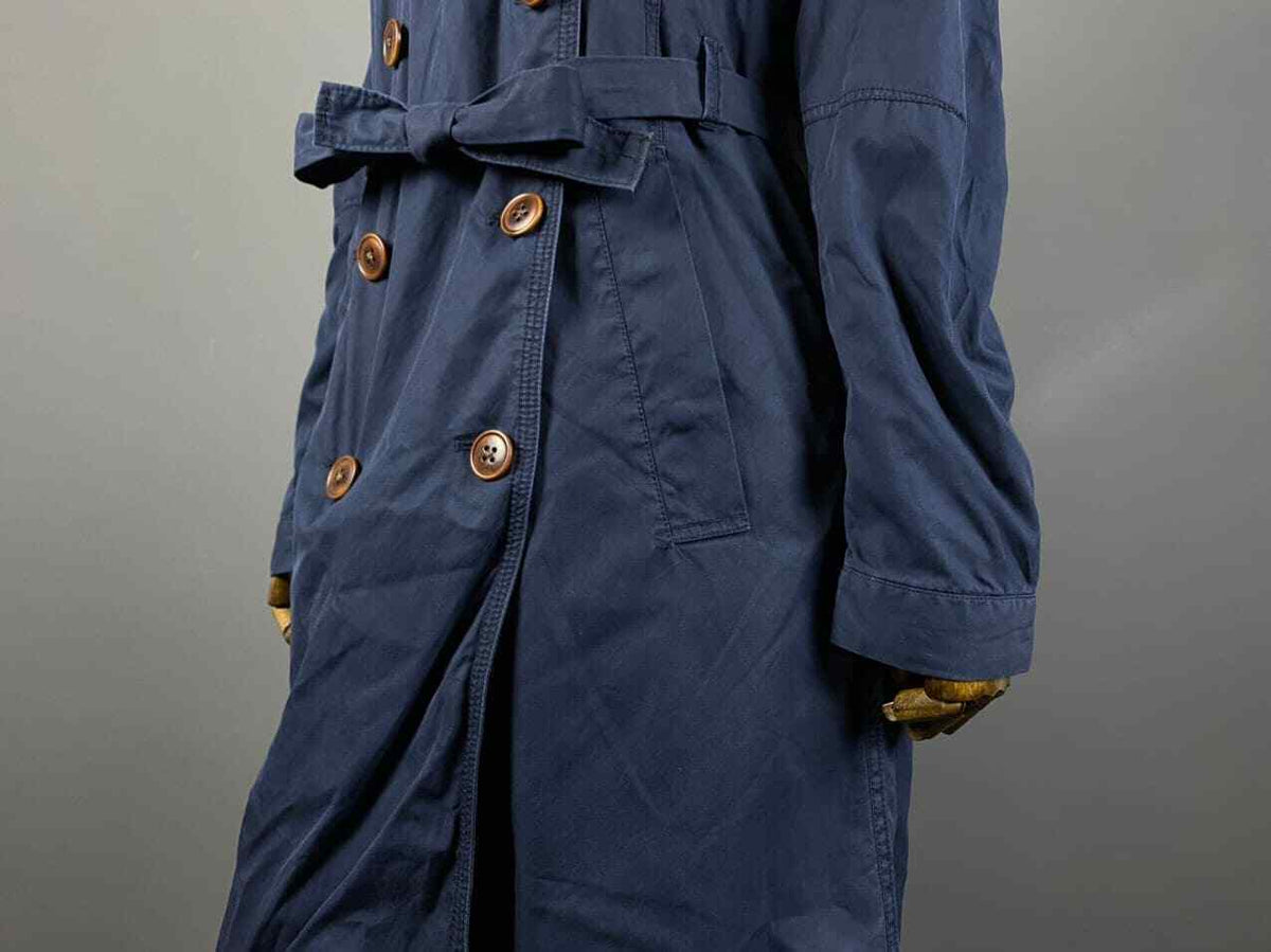 Raw Correctline By G-Star Blue Double Breasted Coat – Women's M