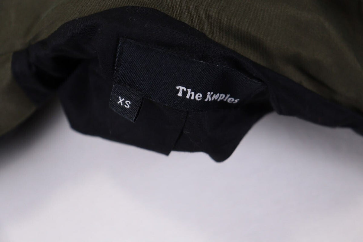The Kooples Khaki Full Zip Multipockets Cargo Snap Jacket – Size XS