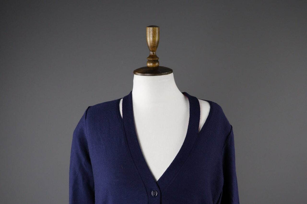 Sonia by Sonia Rykel Wool Designer Casual Cardigan Sweater – Women's L