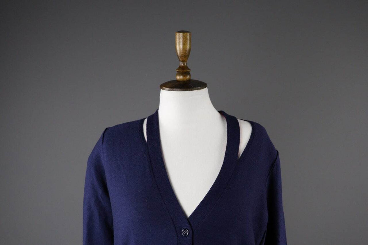 Sonia by Sonia Rykel Wool Designer Casual Cardigan Sweater – Women's L