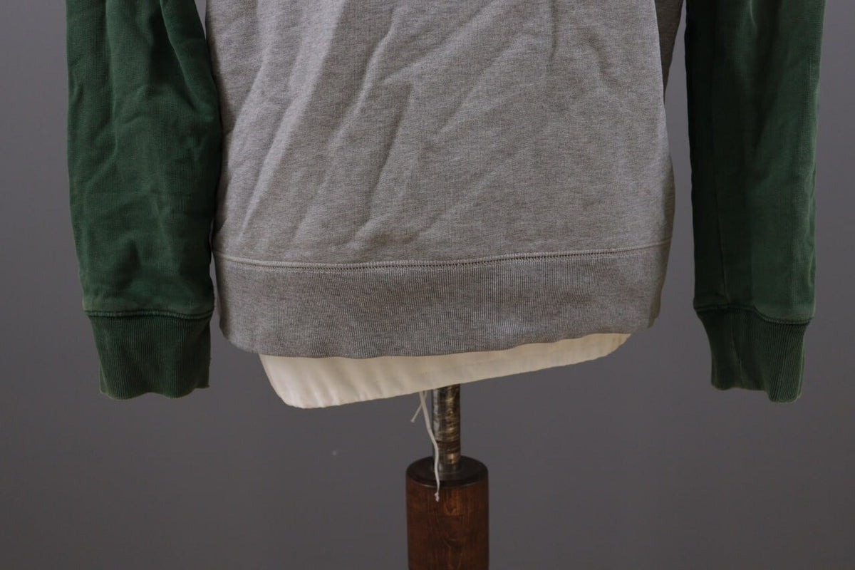 Carhartt Holbrook BI-Color Sweatshirt Gray/Green Sweater – Size M