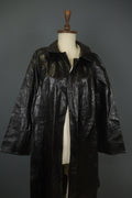 Carolina Herrera Black Regular Fit Long Sleeve Open Front Trench Coat – Size XS – Used