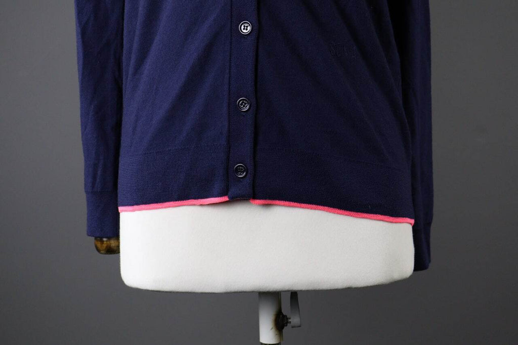 Sonia by Sonia Rykel Wool Designer Casual Cardigan Sweater – Women's L