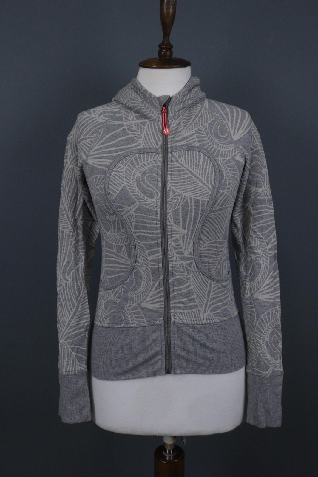 LULULEMON Gray Stretch Lightweight Full Zip Hoodie Track Jacket