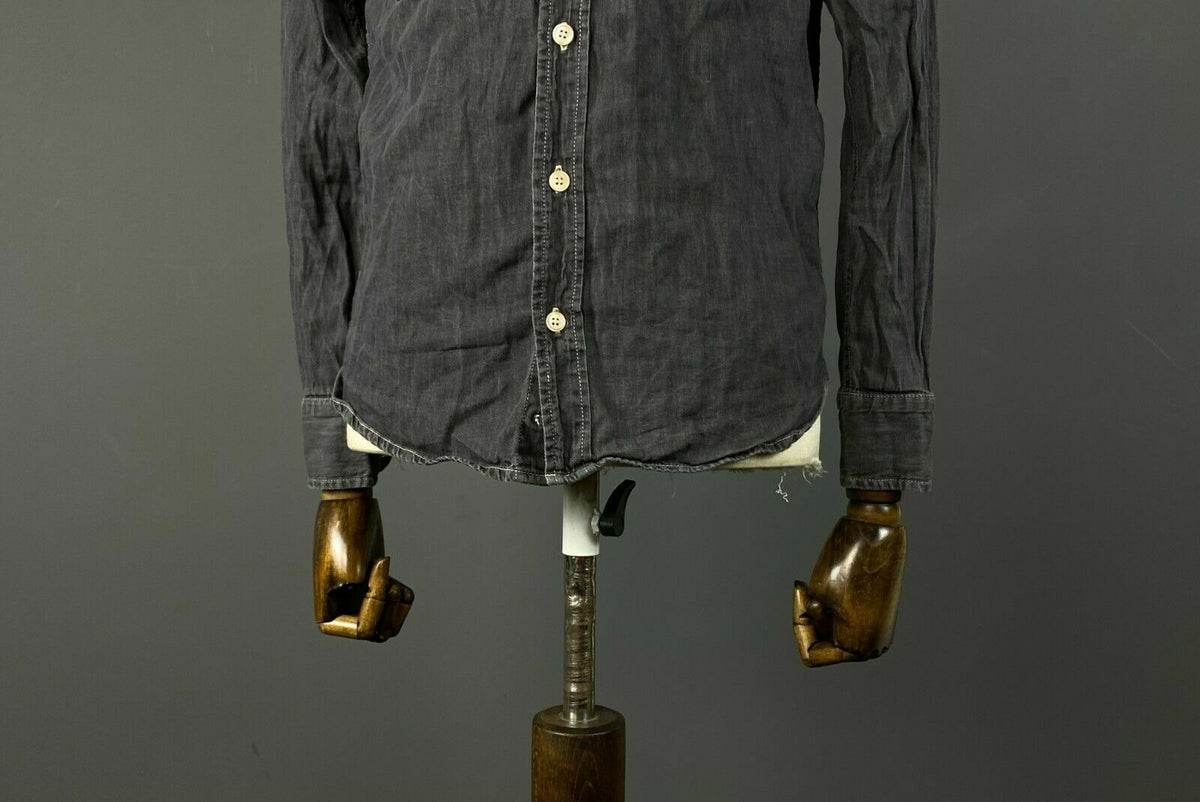 Carhartt L/S Wing Shirt Grey Double Pocket Long Sleeve Shirt – Men's M