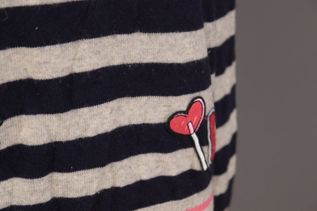 Princess Goes Hollywood Stripe Wool Cashmere Knit Sweater – Size 36