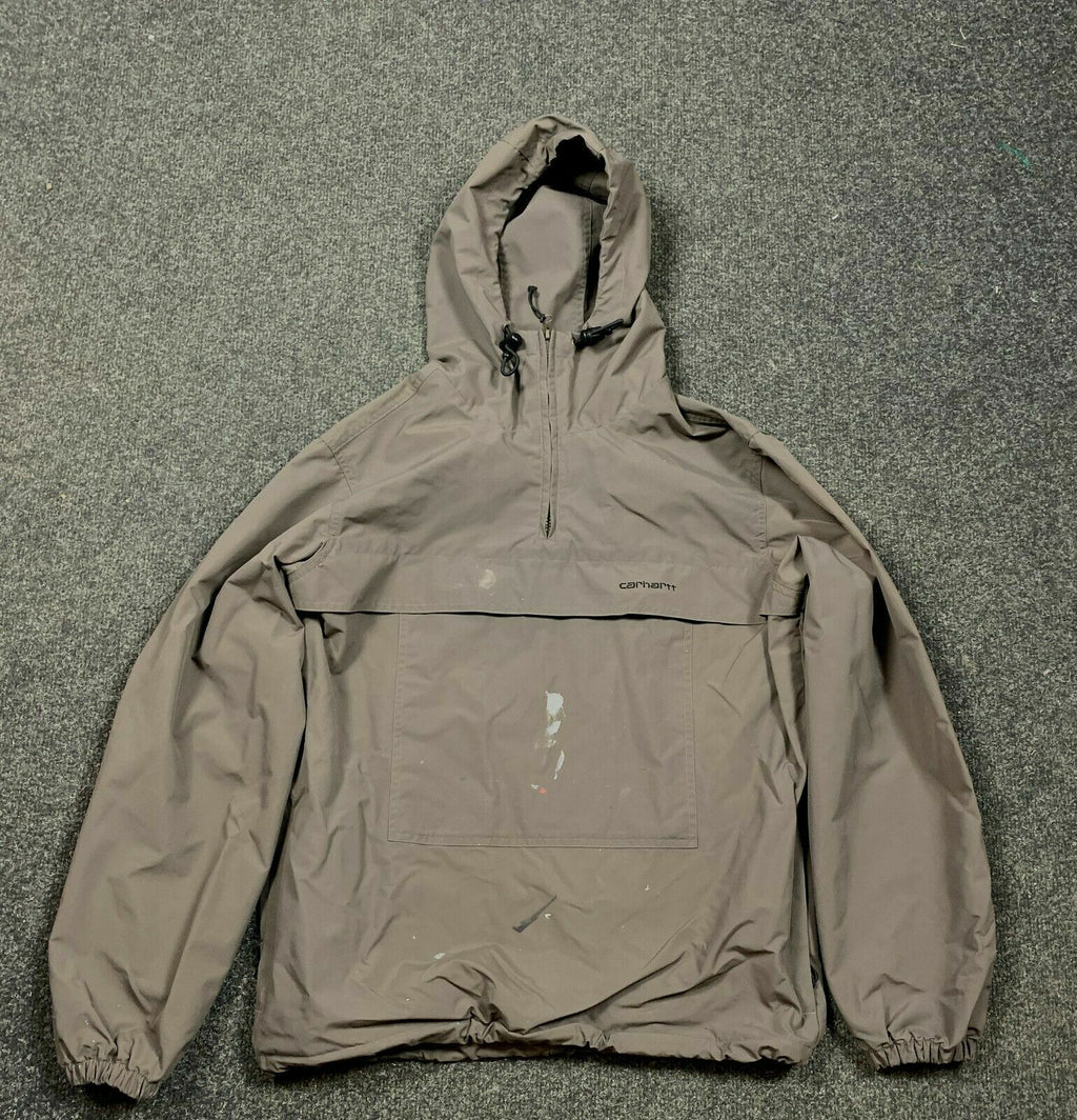 Carhartt Windbreaker Pullover Brown Anorak Nylon Jacket – Men's S