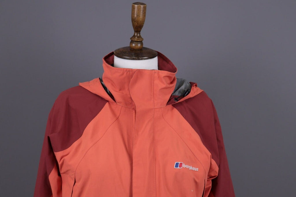 Berghaus Gore-Tex Orange Hooded Ski Waterproof Jacket – Size 12