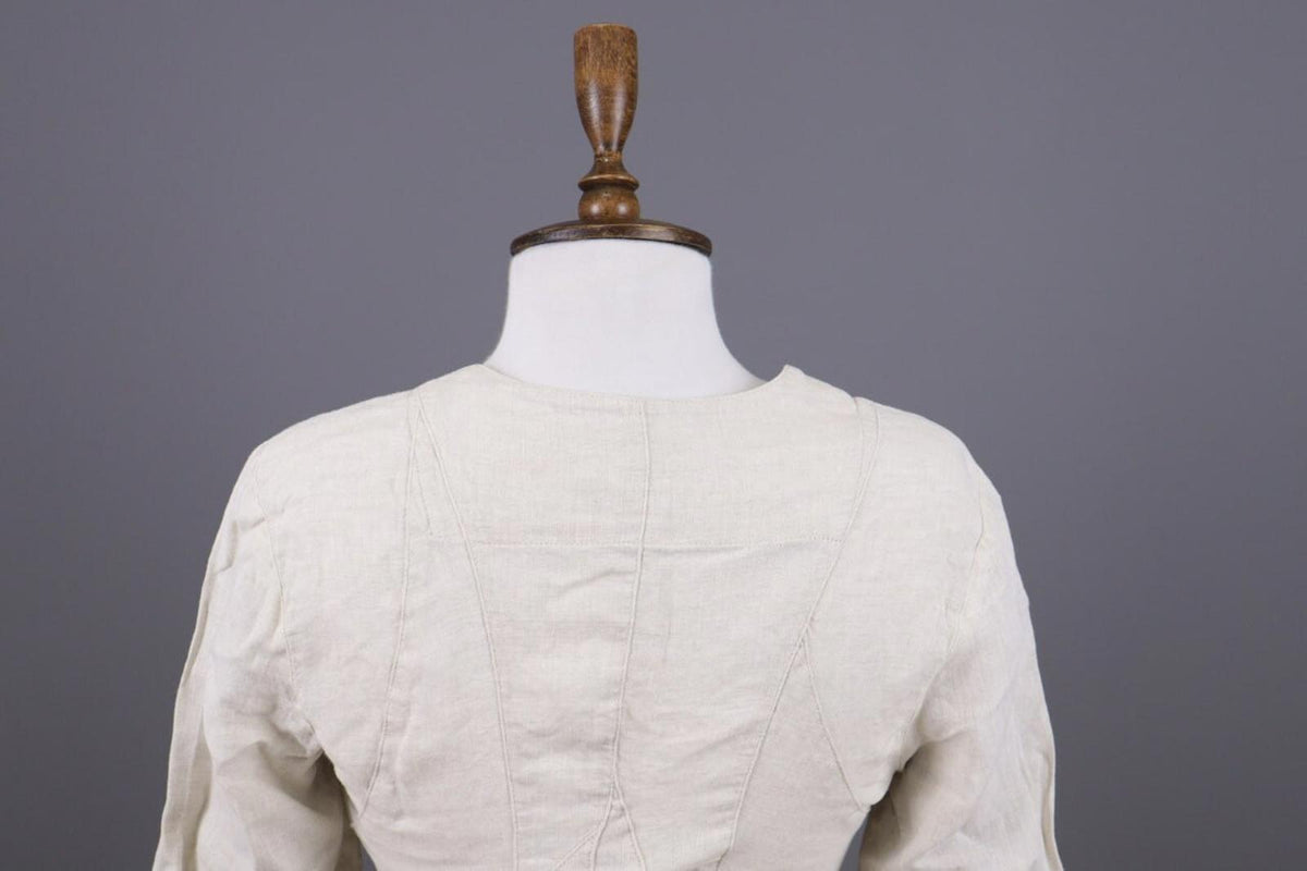 IVAN GRUNDAHL Beige Linen Button Down Lightweight Blazer Jacket – Size 36 S