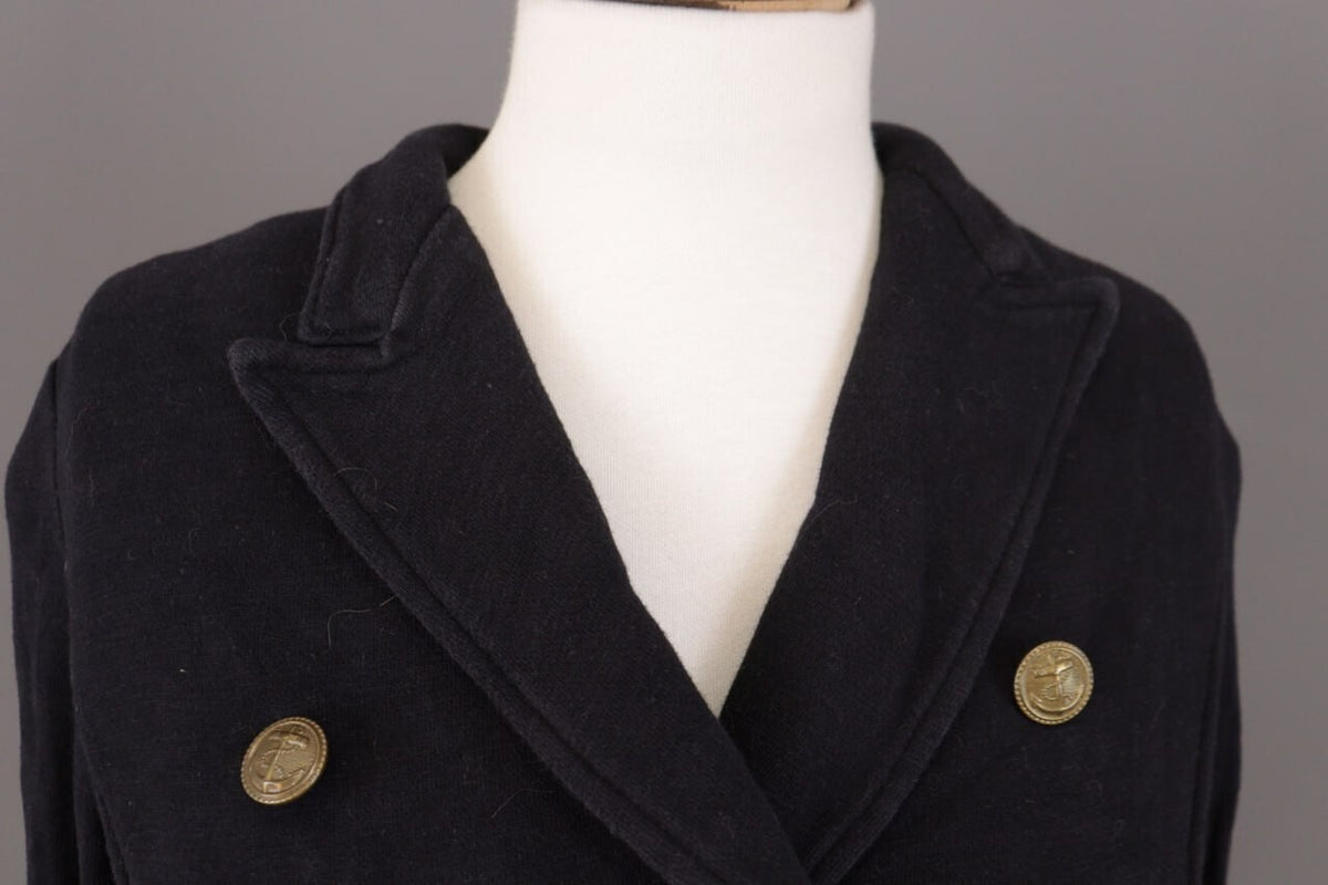 Denim & Supply Ralph Lauren Blue Double Breasted Yachting Military Jacket – Size S